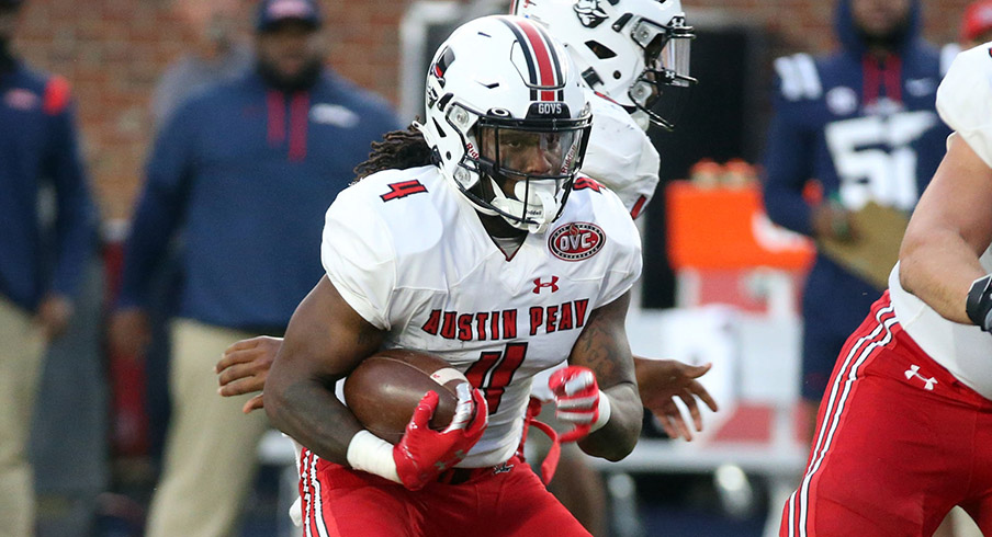 Austin Peay running back Brian Snead