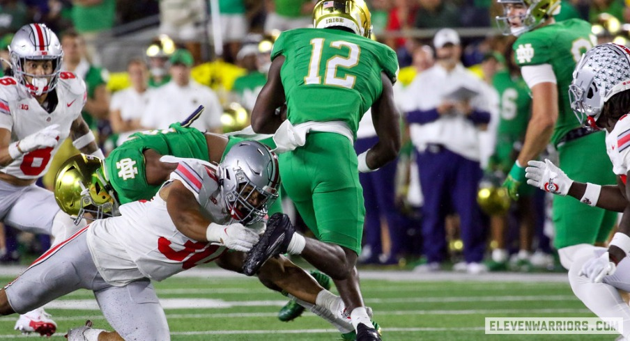 Cody Simon against Notre Dame