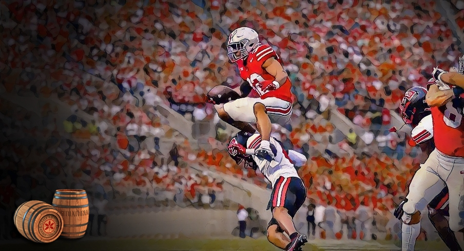 treveyon henderson jumping over a hilltopper