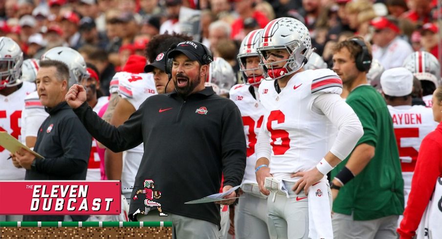 Ohio State head coach Ryan Day and quarterback Kyle McCord