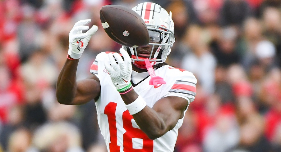 Ohio State football's Marvin Harrison Jr. not getting bigger, but preparing  for bigger things 