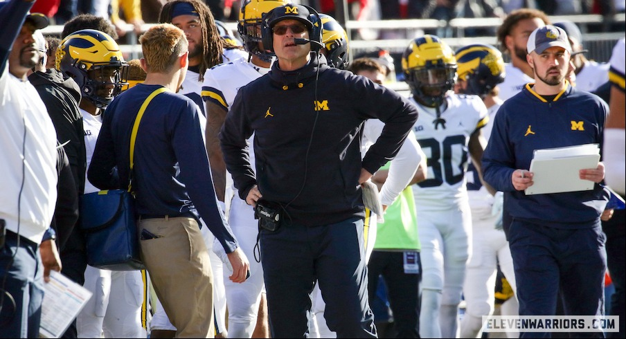 Jim Harbaugh and Connor Stalions