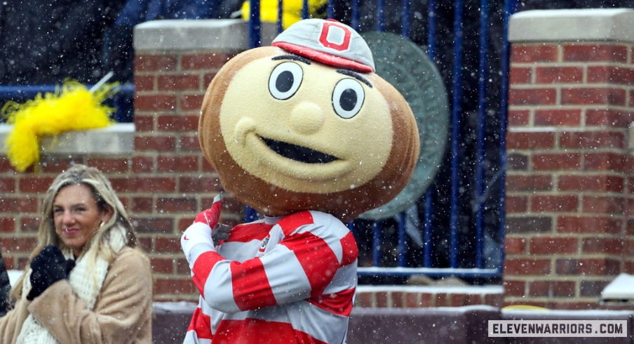 Brutus Buckeye, official mascot of The Ohio State University