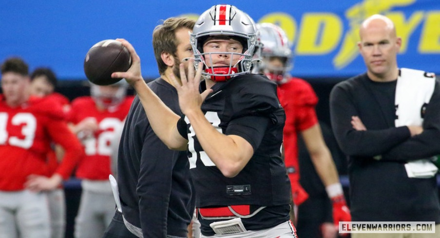 Devin Brown at Cotton Bowl practice