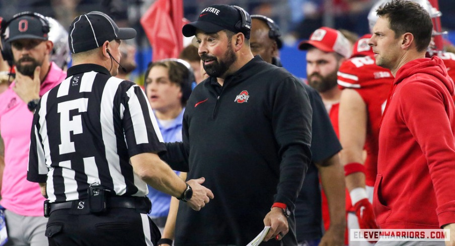 Ryan Day at the Cotton Bowl