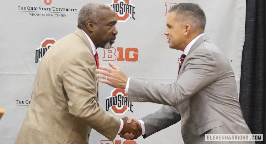 Gene Smith and Chris Holtmann in 2017