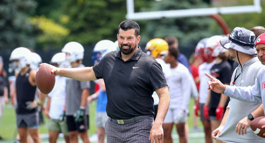 Ohio State head coach Ryan Day