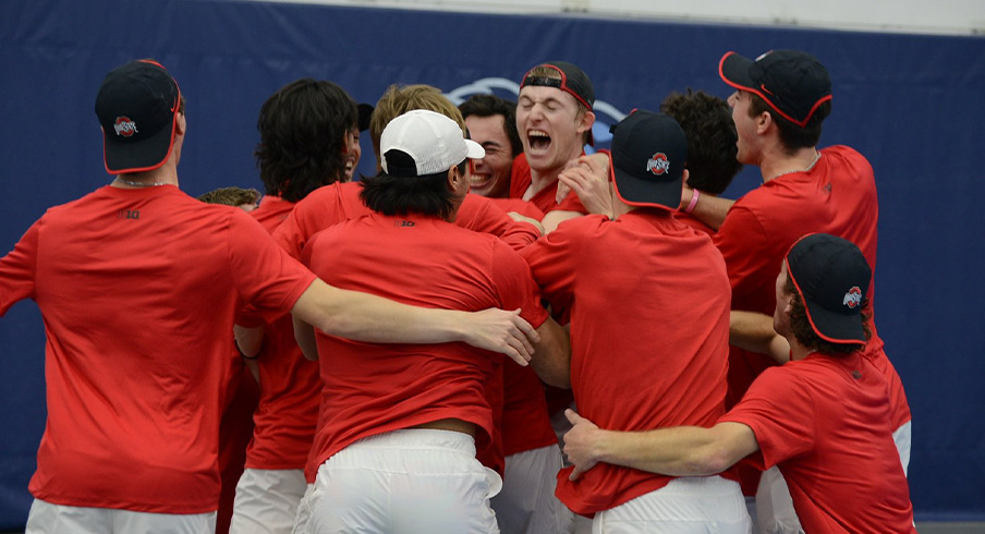 Men’s tennis celebrates its national championship