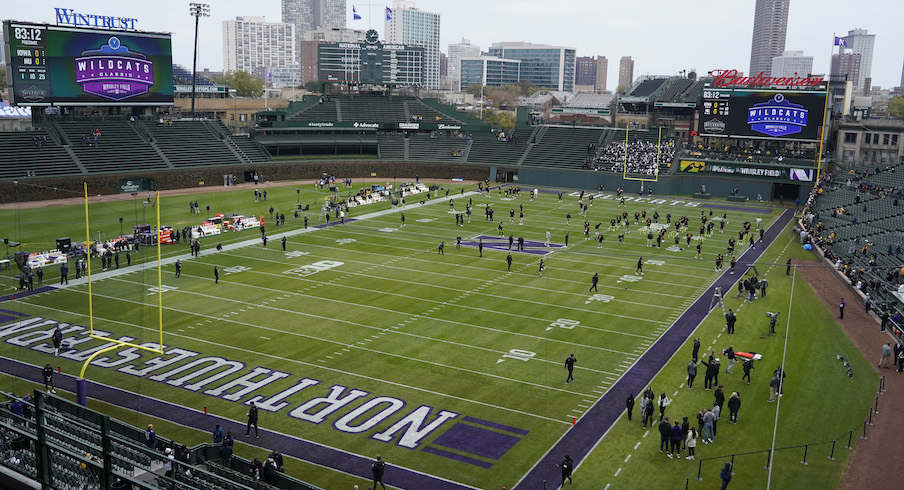 Northwestern playing at Wrigley Field in 2023