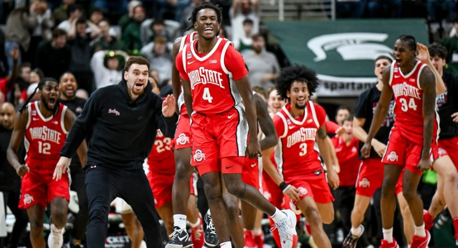 Dale Bonner celebrating