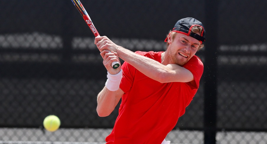 Ohio State men's tennis player Cannon Kingsley