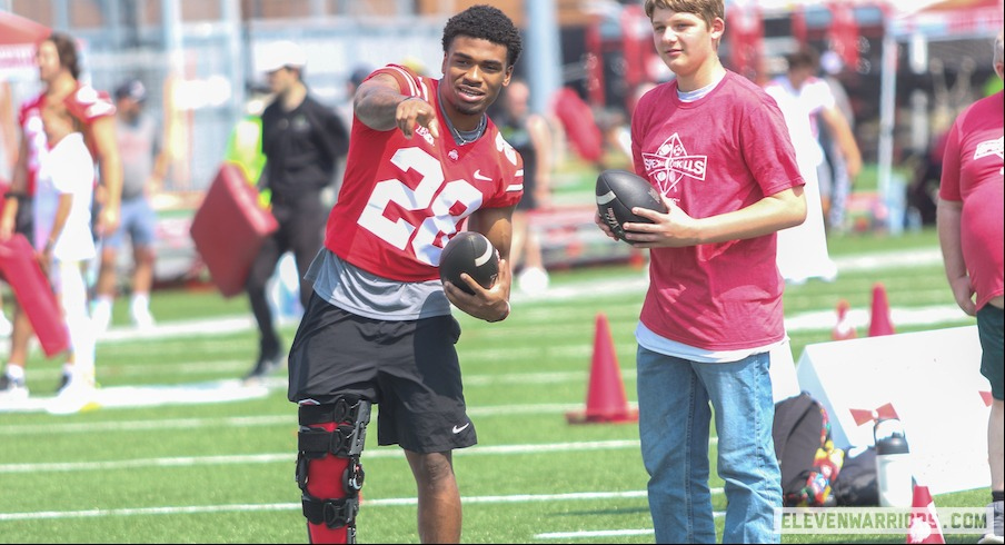 TC Caffey at the Special Skills Football Invitational