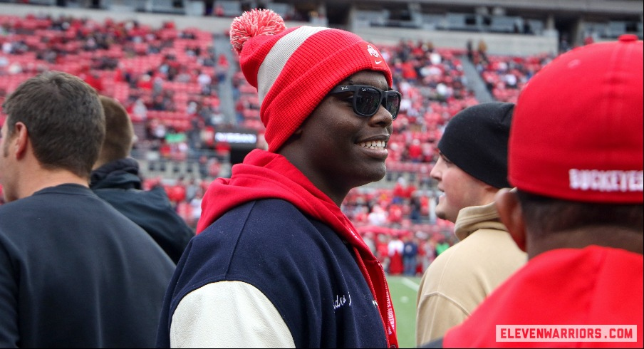 David Sanders Jr. at the 2024 Ohio State-Indiana Game