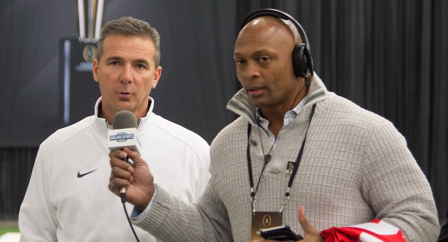 Urban Meyer and Eddie George
