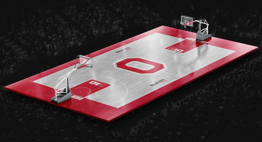 New Ohio State basketball court rendering