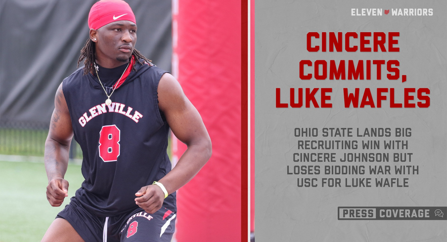 Press Coverage: Ohio State Lands Big Commitment from Cincere Johnson, Loses Luke Wafle to Bidding War with USC Press Coverage: Ohio State Lands Big Commitment from Cincere Johnson, Loses Luke Wafle to Bidding War with USC