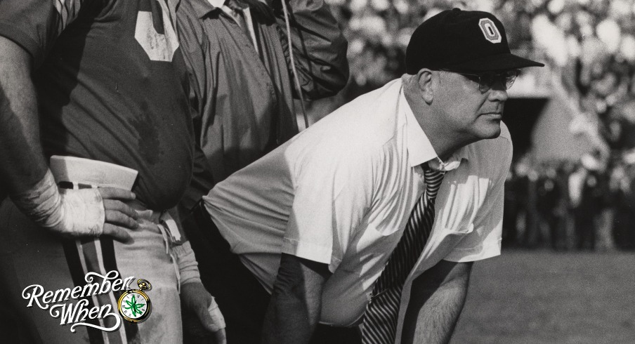 Legendary Ohio State football coach Woody Hayes