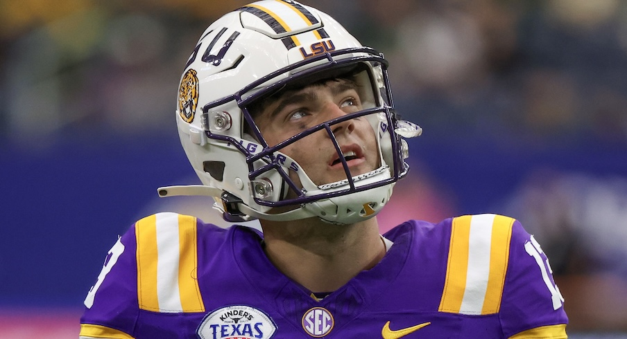LSU quarterback Garrett Nussmeier