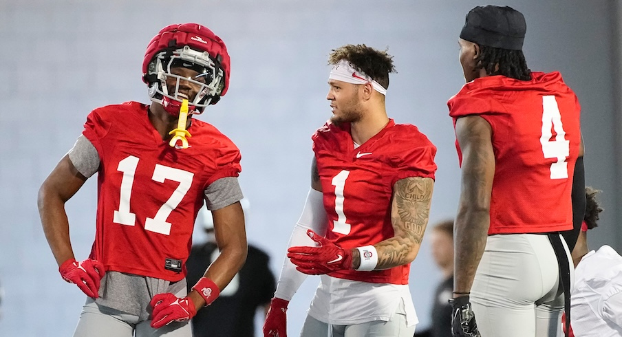Carnell Tate, Brandon Inniss and Jeremiah Smith