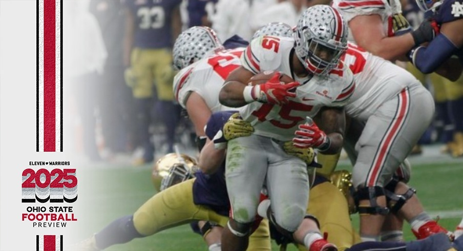 Ezekiel Elliott in the Fiesta Bowl vs. Notre Dame
