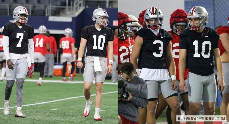Dwayne Haskins, Joe Burrow, Lincoln Kienholz, Julian Sayin