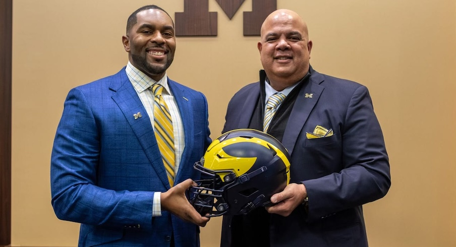 Sherrone Moore and Warde Manuel