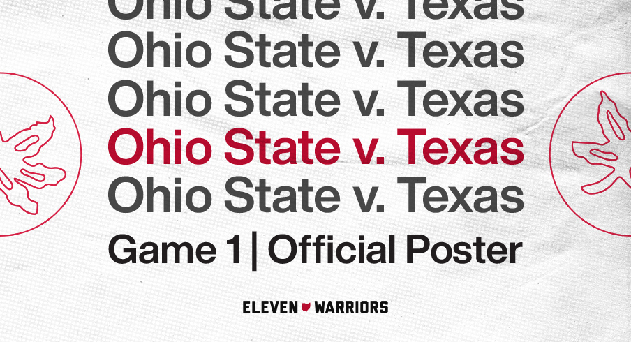 Hot Off the Press: Football Game Poster for No. 1 Texas at No. 3 Ohio State