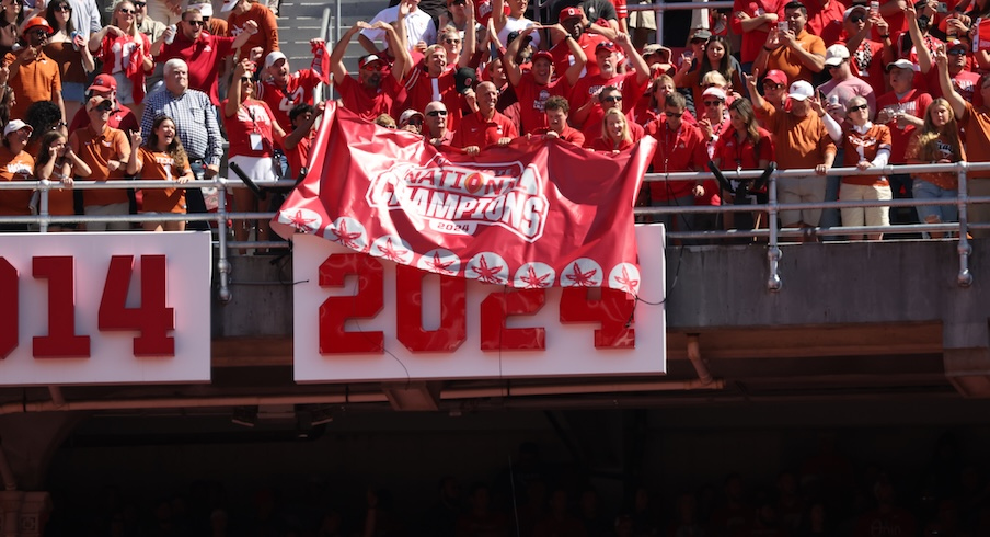 2024 Ohio State national championship banner
