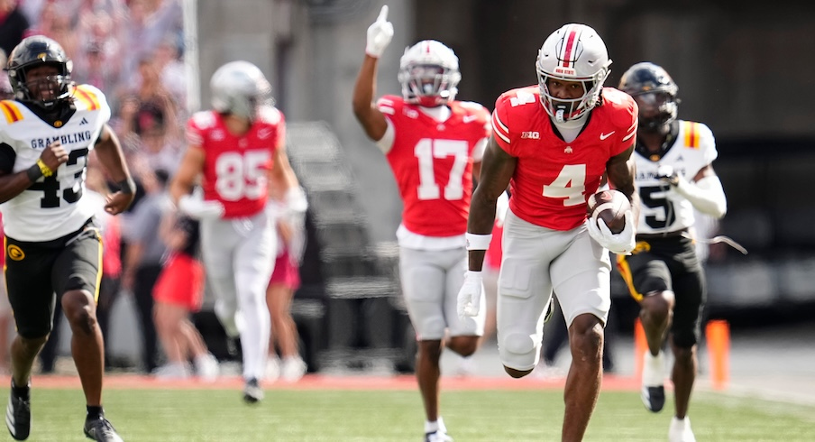 Jeremiah Smith scoring his 87-yard touchdown