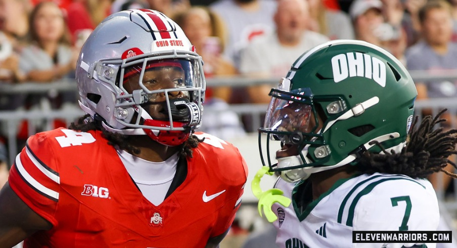 Ohio State wide receiver Jeremiah Smith