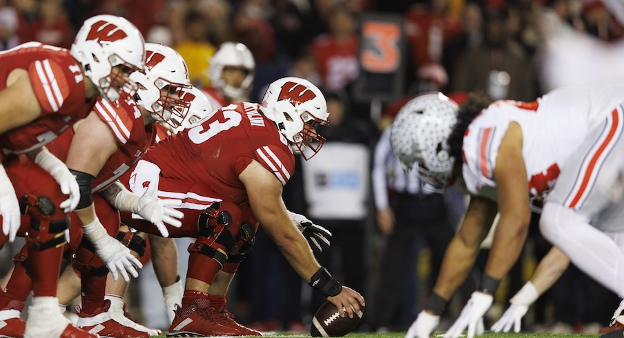 Wisconsin offensive line vs. Ohio State defensive line