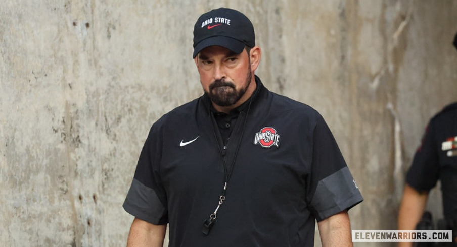 Ohio State head football coach Ryan Day
