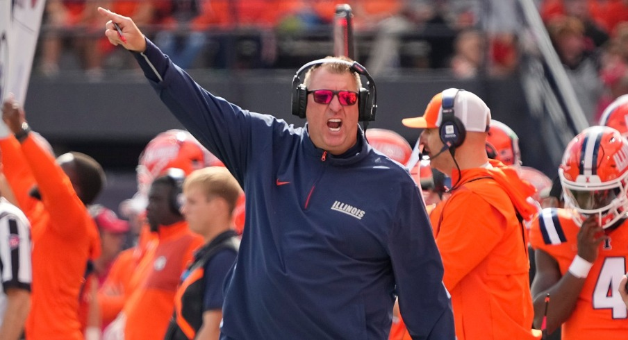 Illinois head coach Bret Bielema