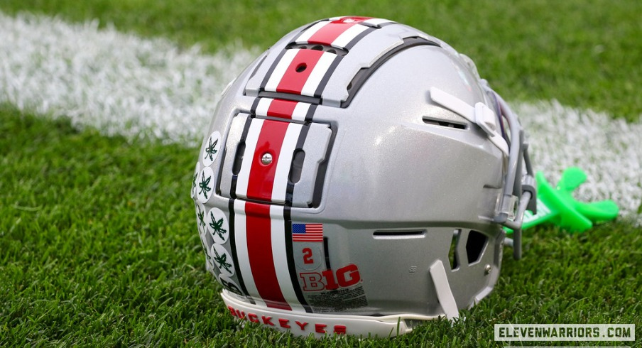 The Ohio State University football helmet