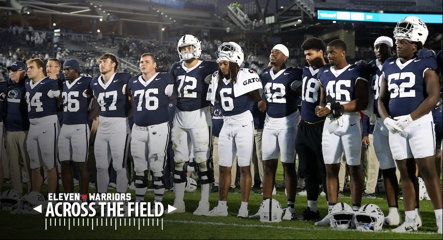 Penn State players after the Northwestern loss