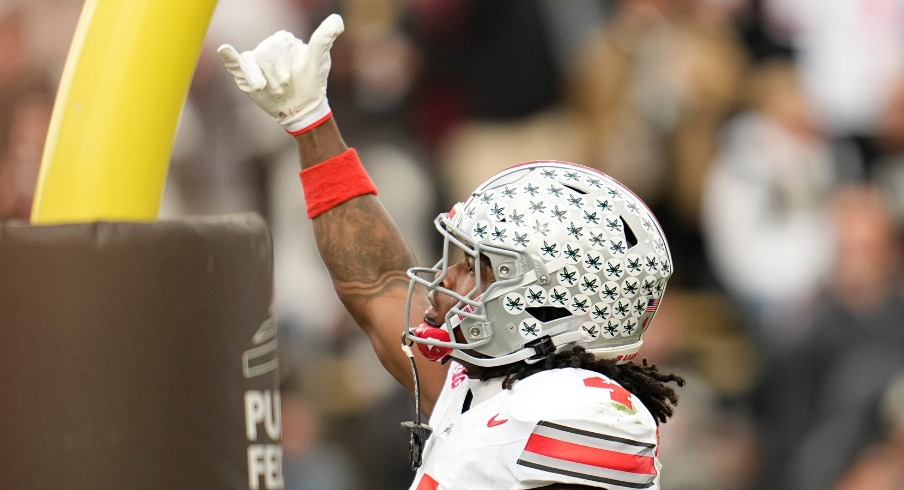 Ohio State wide receiver Jeremiah Smith