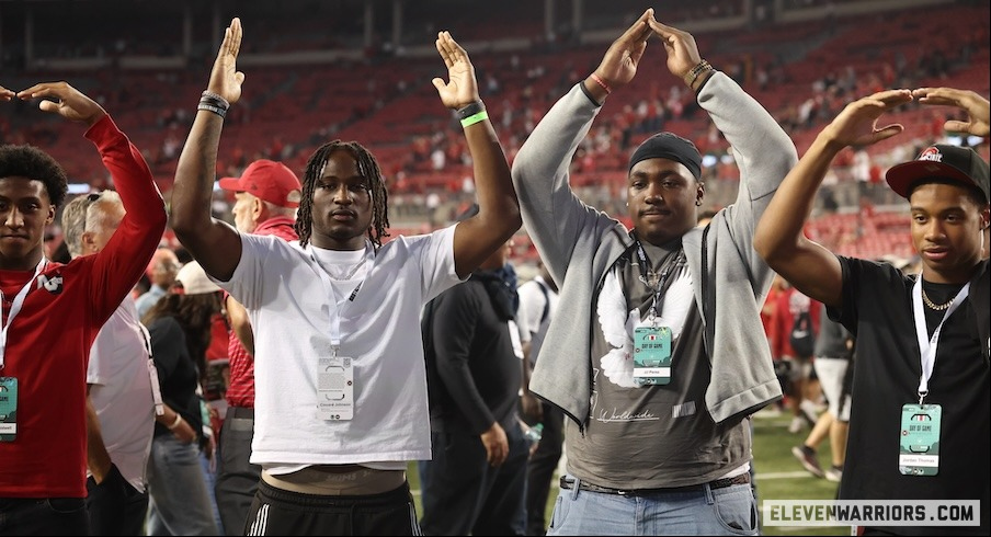 Simeon Caldwell, Cincere Johnson, Jamir Perez and Jordan Thomas