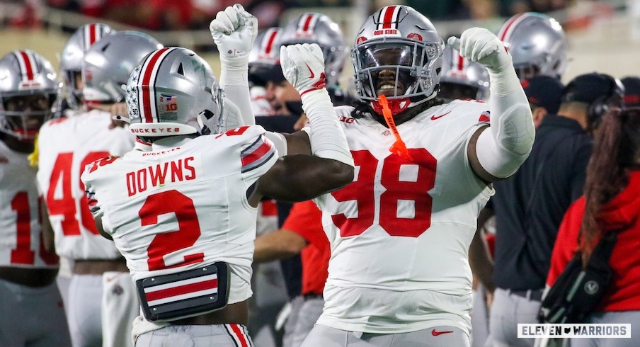 Kayden McDonald and Caleb Downs in 2024