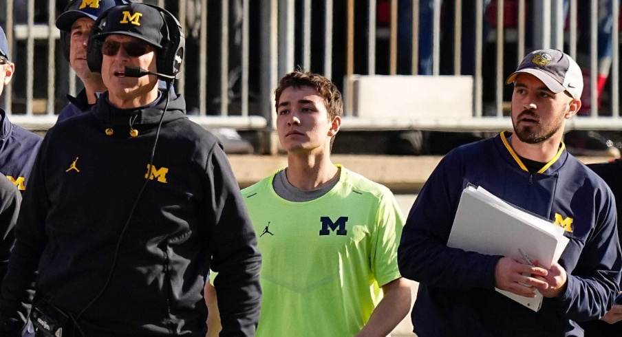Jim Harbaugh and Connor Stalions