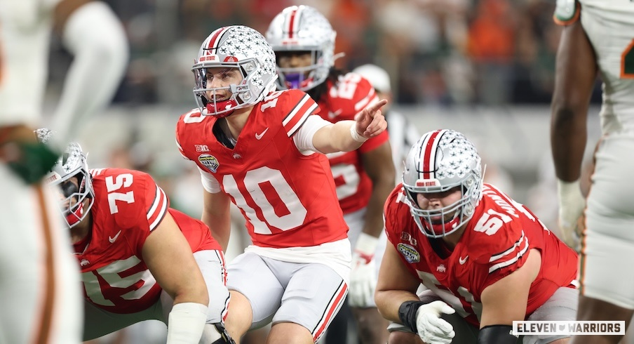 Julian Sayin leading the 2025 Ohio State offense