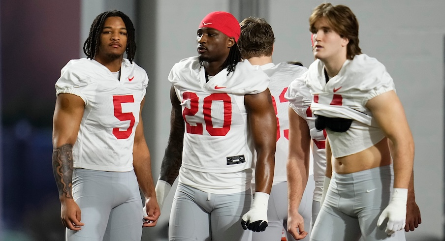 Riley Pettijohn, Cincere Johnson and Christian Alliegro