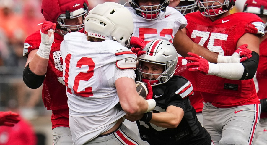 Beau Atkinson's spring game interception