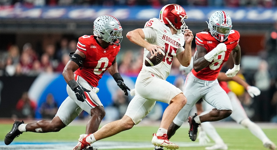 Sonny Styles, Arvell Reese and Fernando Mendoza