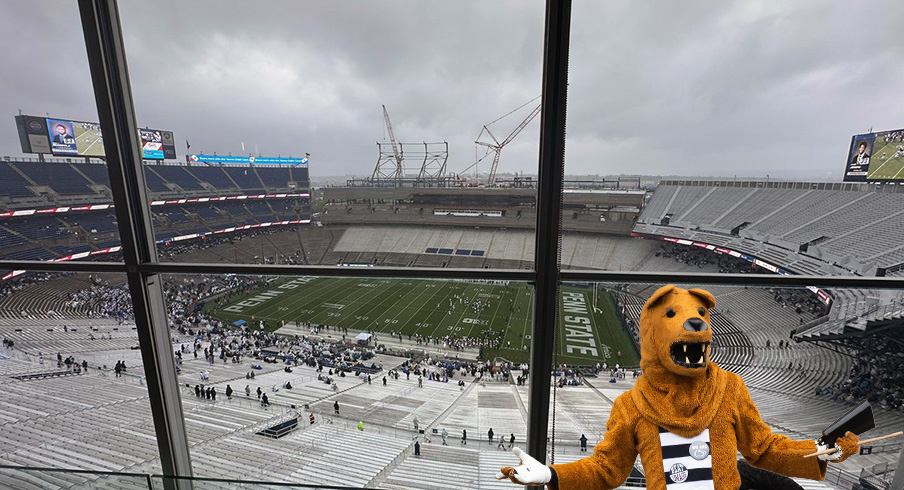 The paltry crowd for Penn State's Spring Practice Saturday