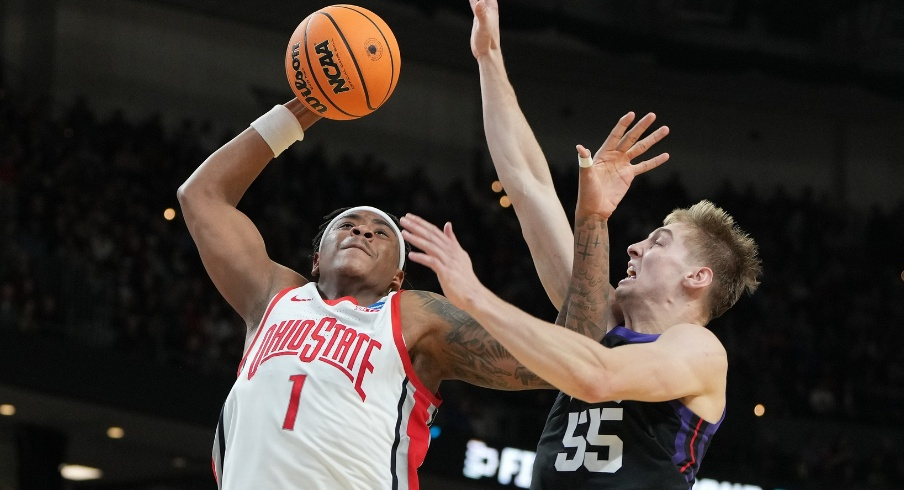 Amare Bynum going for a dunk vs. TCU in the NCAA Tournament