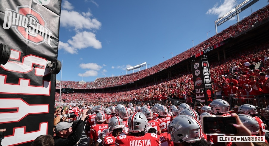 Ohio State entrance before the 2025 Texas game