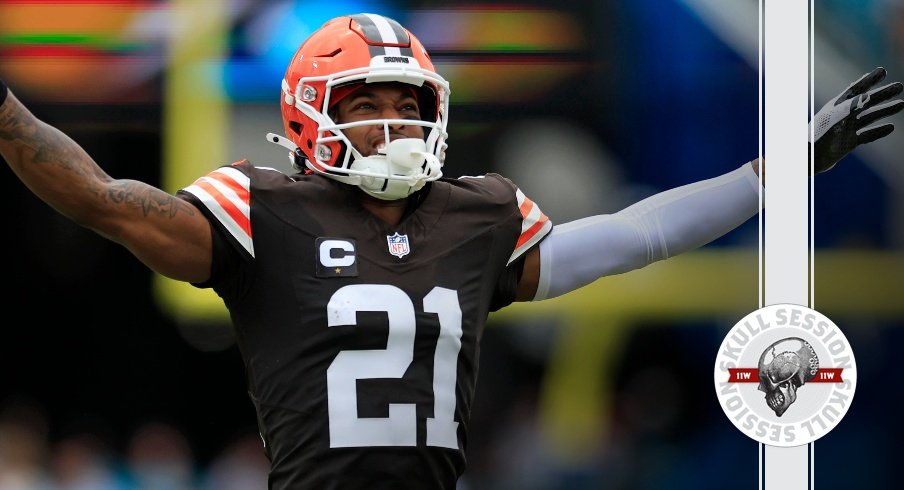 elevenwarriors.com - Chase Brown - Skull Session: Denzel Ward 'Definitely' Still Wants to Remain with Browns After Myles Garrett Trade, Paul Keels is Inducted Into the Ohio Basketball Hall of Fame