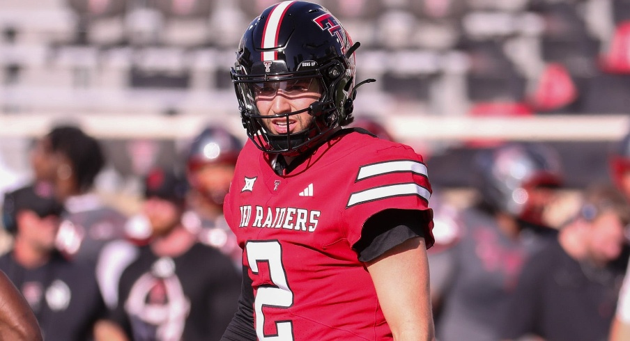 Brendan Sorsby at Texas Tech’s spring game
