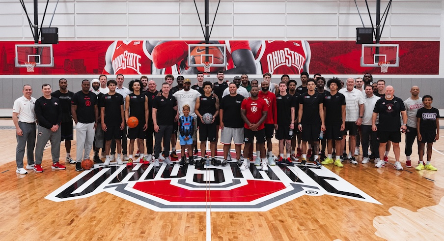 Current and former Ohio State men's basketball players and coaches