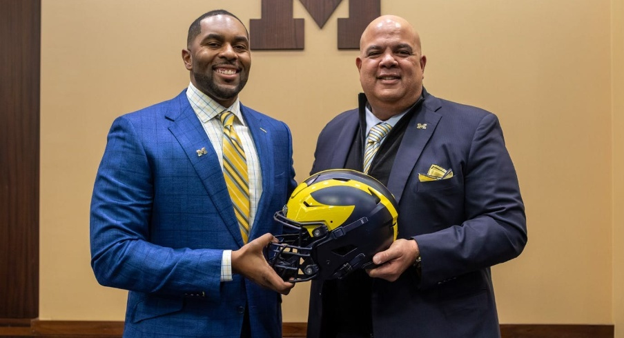 Sherrone Moore and Warde Manuel